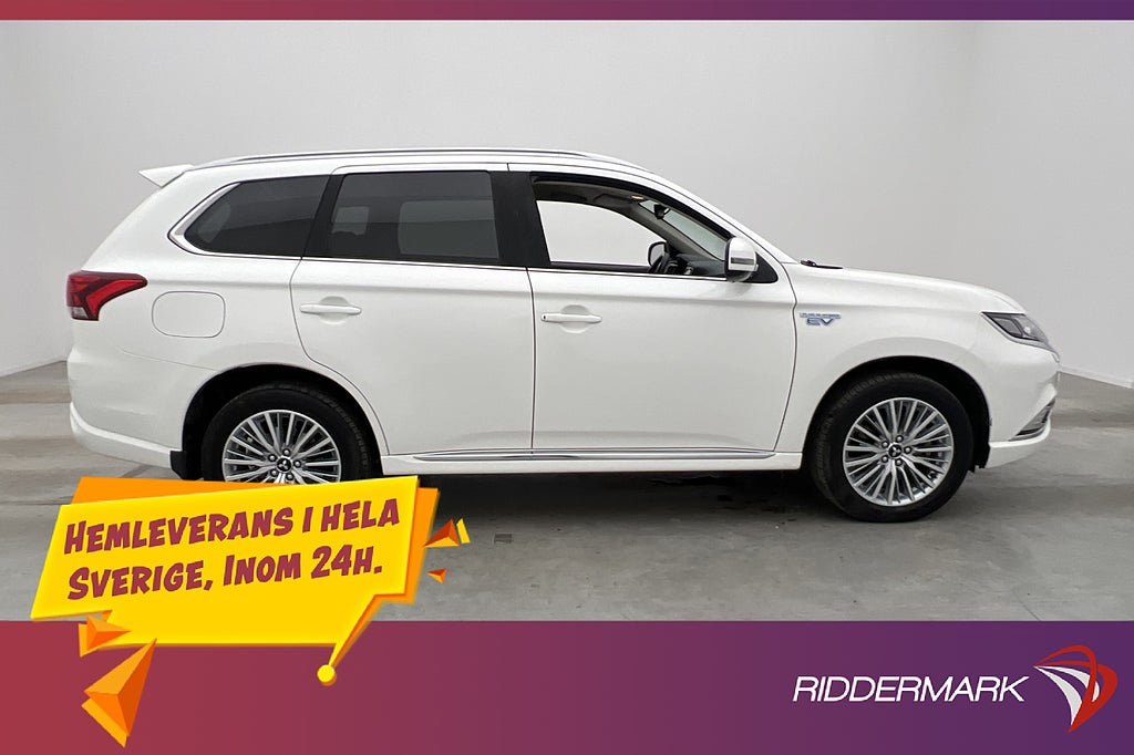 Mitsubishi Outlander 4WD PHEV 224hk B-Kam Drag Nyservad