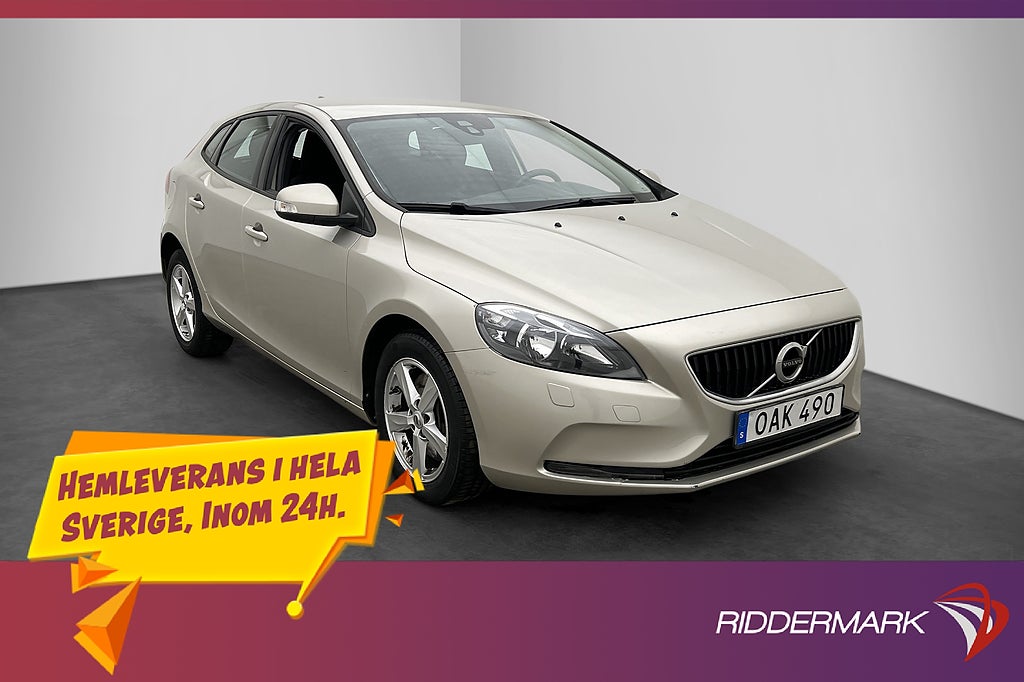 Volvo V40 D2 120hk Värmare Två Brukare 1103kr Årsskatt