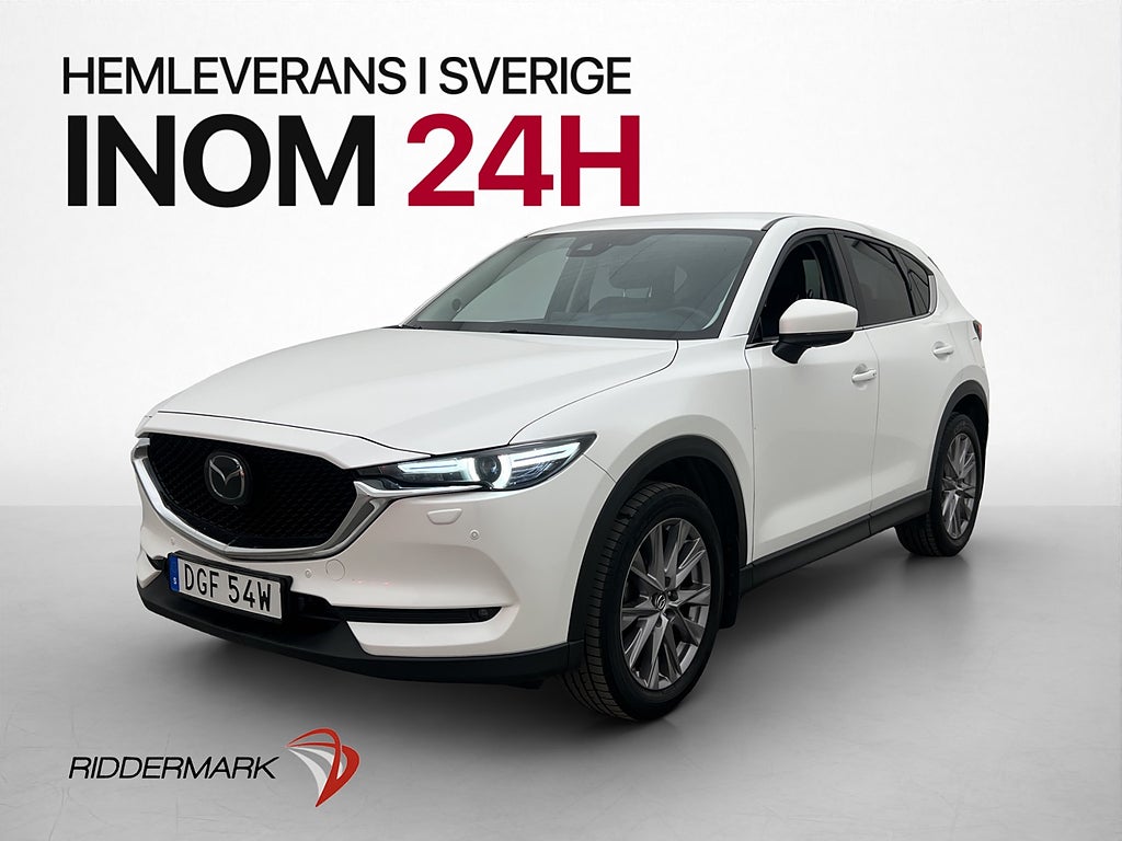 Mazda CX-5 2.0 AWD Optimum 360° M-Värm BOSE HuD Skinn Drag