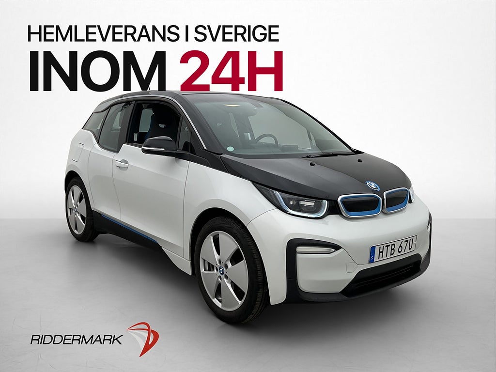 BMW i3 120 Ah 170hk Värmepump Navigation Sensorer