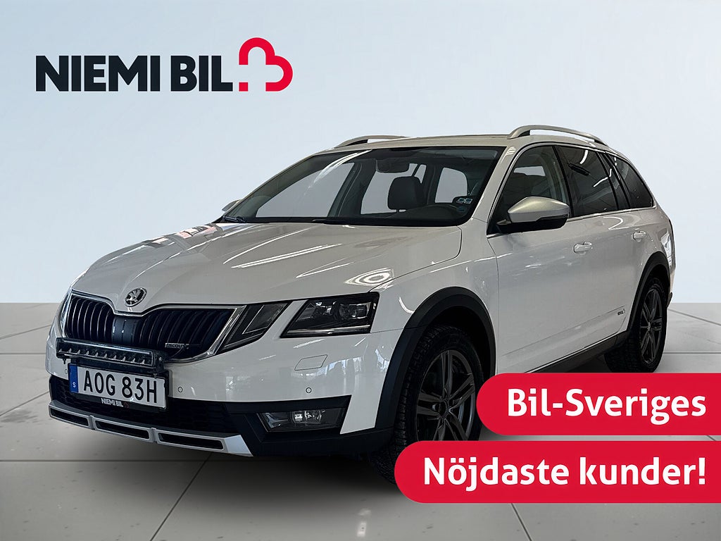 Skoda Octavia Scout 2.0 TDI SCR 4x4 Premium Drag Dvärmare CANTON Kamera S&V