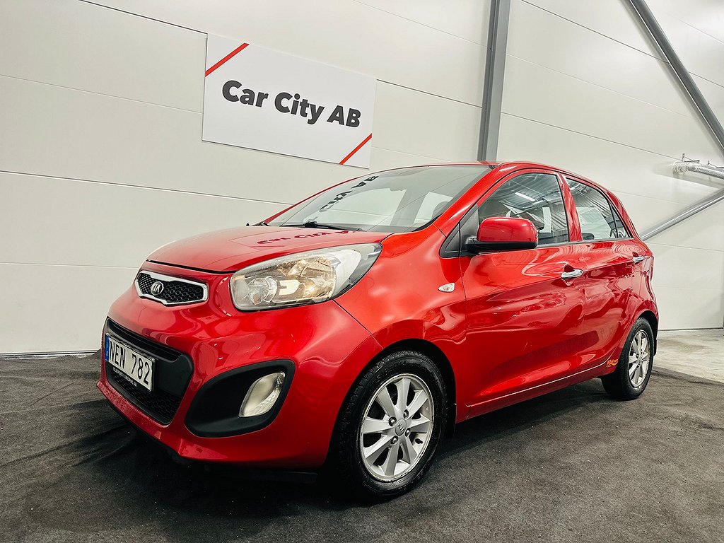 Kia Picanto 5-dörrar 1.0 MPI ECO, GLS Nybesiktigad  Nyservad 