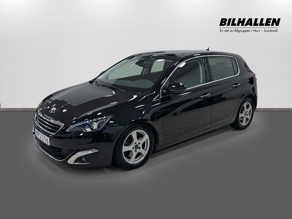 Peugeot 308 2,0 HDi AUT (V-hjul/M-värmare)