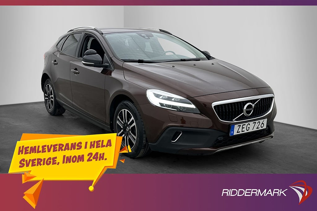 Volvo V40 Cross Country D2 Momentum VOC Värmare Kamera Skinn