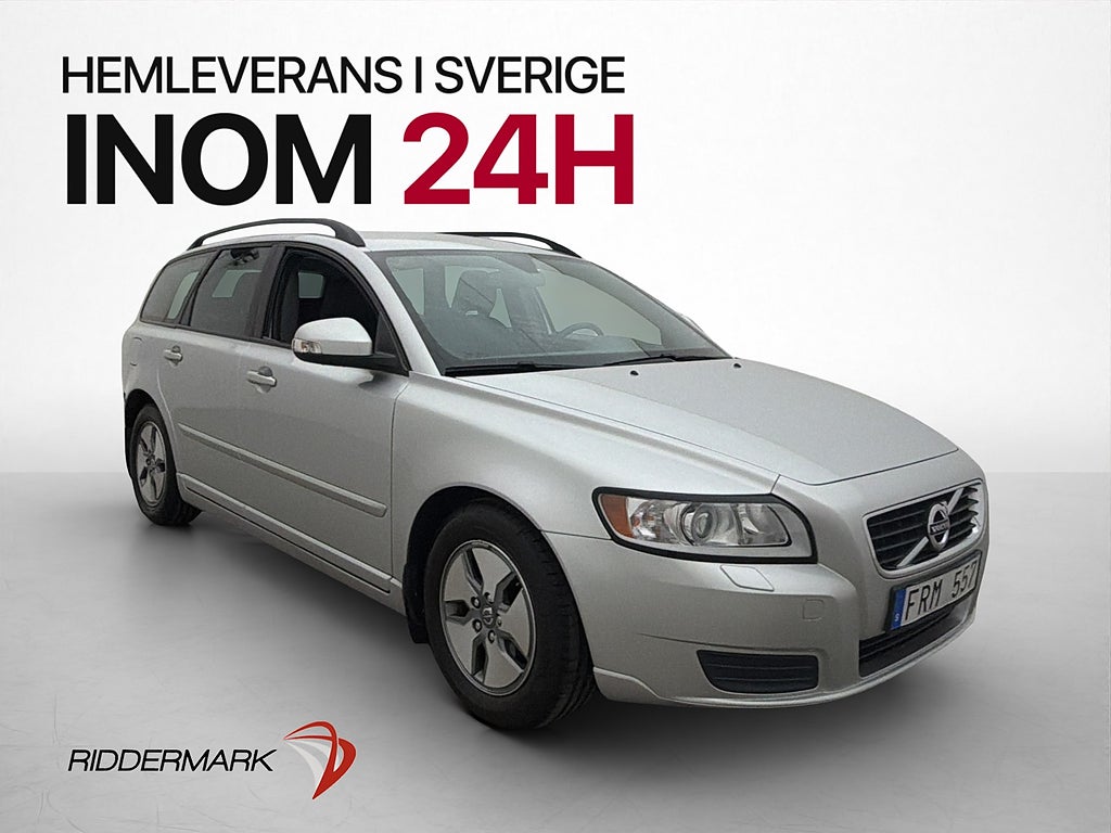 Volvo V50 D2 Drag 2 brukare ISOFIX 0,43l/mil Välskött