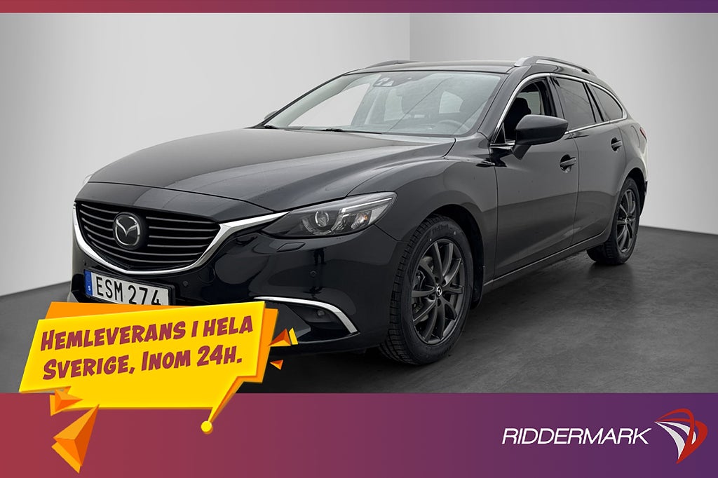 Mazda 6 Wagon 2.2 AWD Optimum Kamera BOSE Head-Up Skinn BLIS