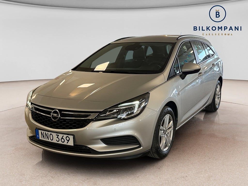 Opel Astra Kombi 136hk Rattvärme Motorvärmare CarPlay Låga mil! 2019