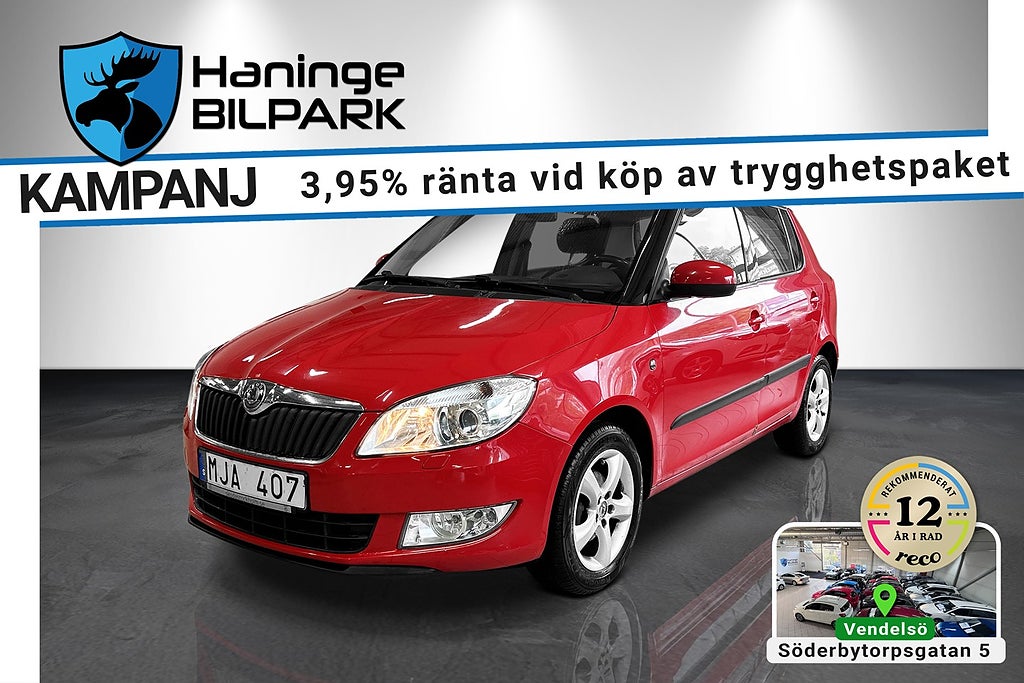 Skoda Fabia 1.2 TSI ELEGANCE SUPERDEAL 3.95% / PDC / LÅGMILAD 