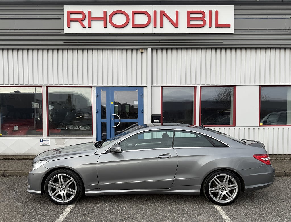 Mercedes-Benz E Coupé 184hk Automat AMG Panorama 18tum 