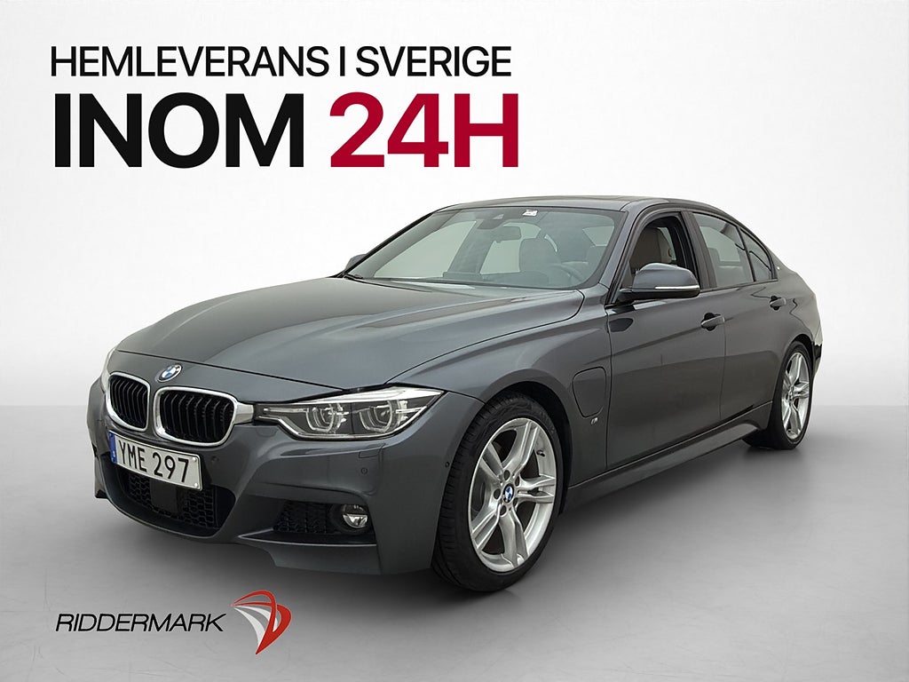 BMW 330e 252hk M Sport Pano H/K HUD  Surround Skinn Kamera