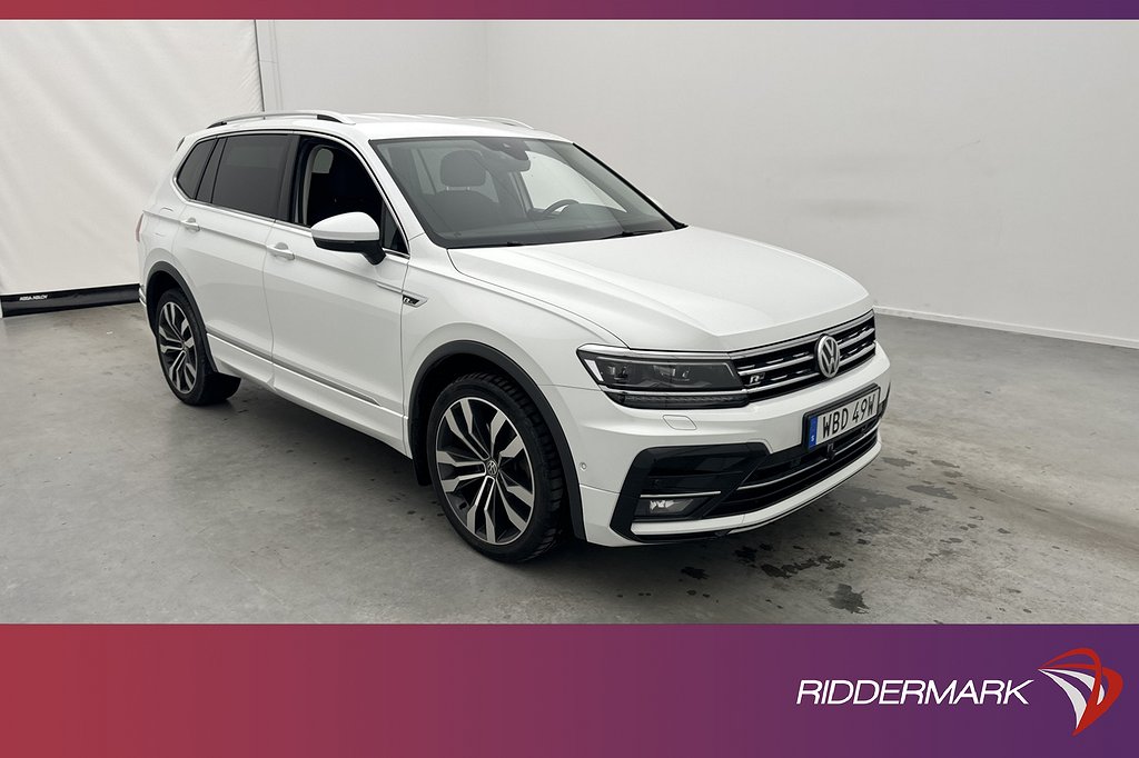 Volkswagen Tiguan Allspace 4M R-Line 7-Sit Cockpit Värm Drag