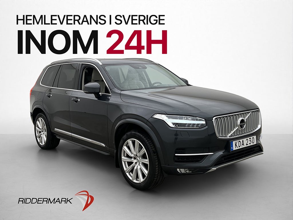 Volvo XC90 D5 AWD 235h Inscription 7-sits 360° Drag