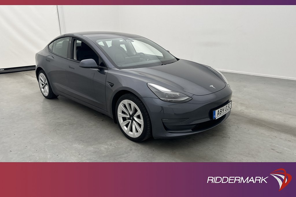 Tesla Model 3 Long Range AWD Autopilot Panorama Sv.Såld MOMS