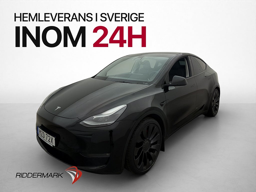Tesla Model Y Performance Värmare Autopilot Svensksåld MOMS