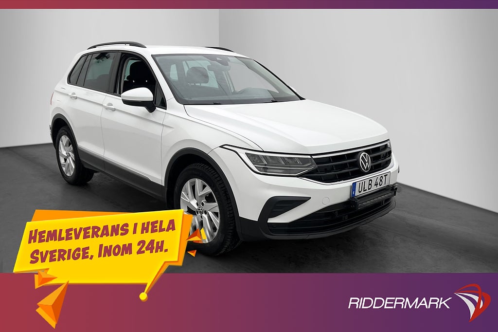 Volkswagen Tiguan TDI 150hk 4M CarPlay Kamera Sensorer Drag