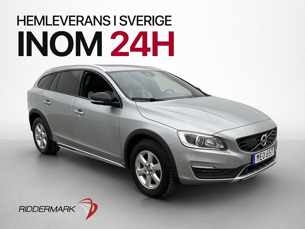 Volvo V60 Cross Country D4 AWD Summum Värmare T-Lucka Skinn