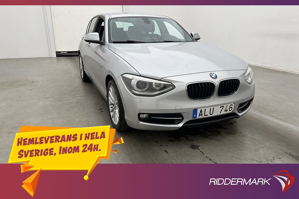 BMW 116 D Sport line Sportstolar P-Sensorer Få brukare