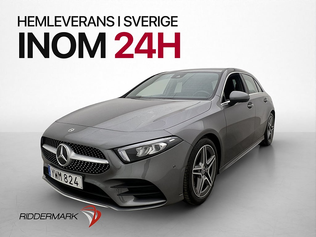 Mercedes-Benz A 180 AMG Line Cockpit Kamera Navi Halvskinn