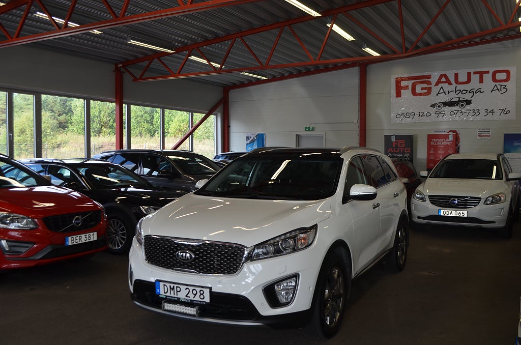 Kia Sorento 2.2 CRDi AWD Business 200 hk 7-sits Nybesiktigad Euro 6