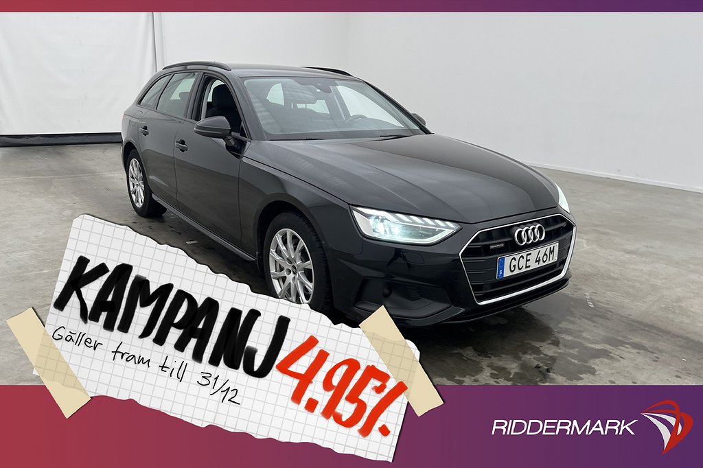 Audi A4 Avant 40 TDI Q Proline P-Värm Navi MOMS 4,95% Ränta