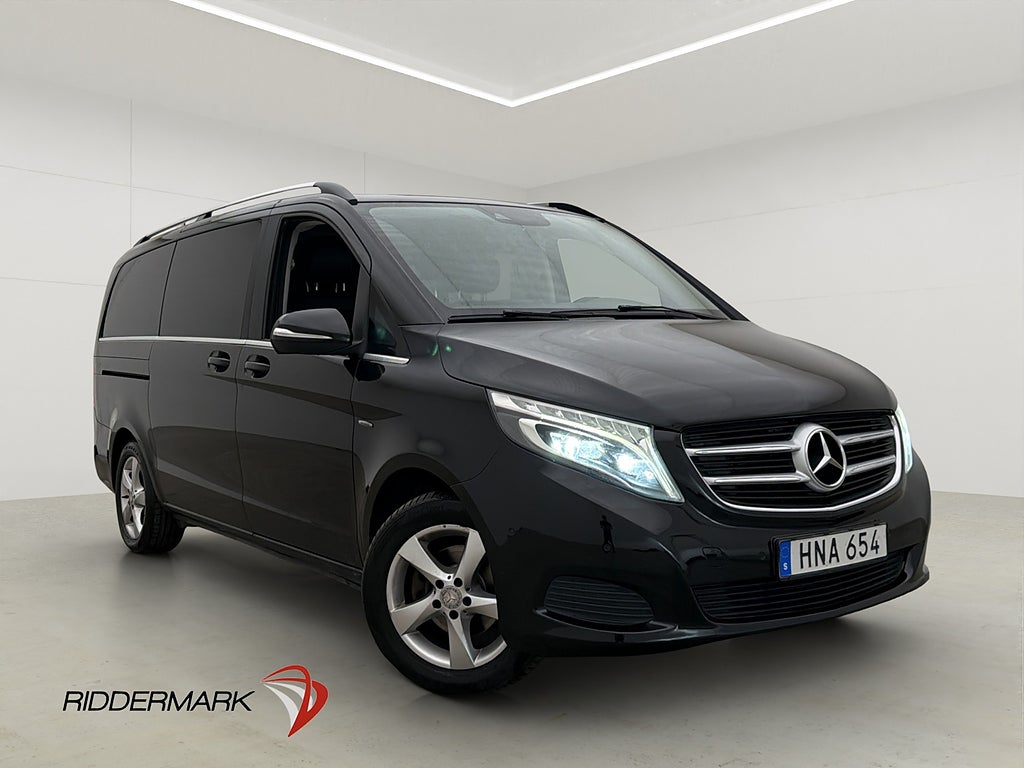 Mercedes-Benz V 220 d Lång Avantgarde Värm Drag B-Kam 7-Sits