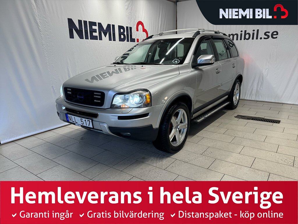 Volvo XC90 D5 AWD Geartronic R-Design 7-sits Drag D-värm S&V