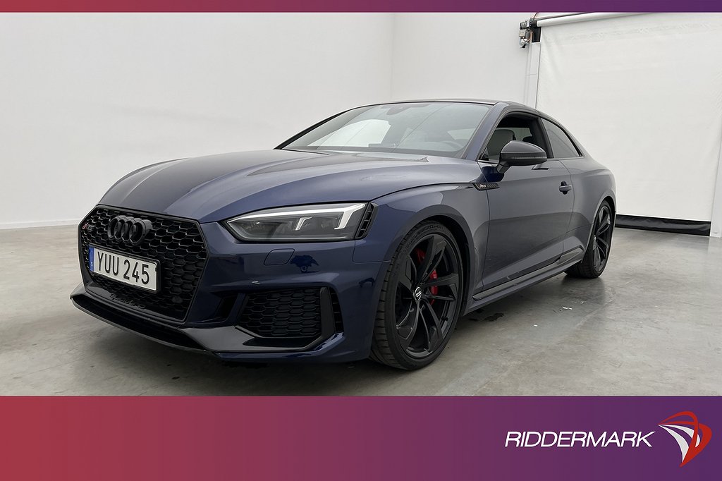 Audi RS5 Coupé Q 450hk Pano B&O Cockpit Sportavgas Sv.Såld