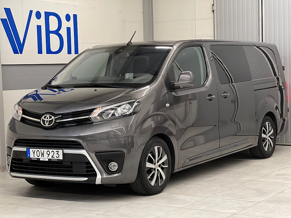 Toyota ProAce 2.0 D-4D CrewCab 5-SITS/DUBBLASKJUTDÖRRAR/VÄRMARE/DRAG