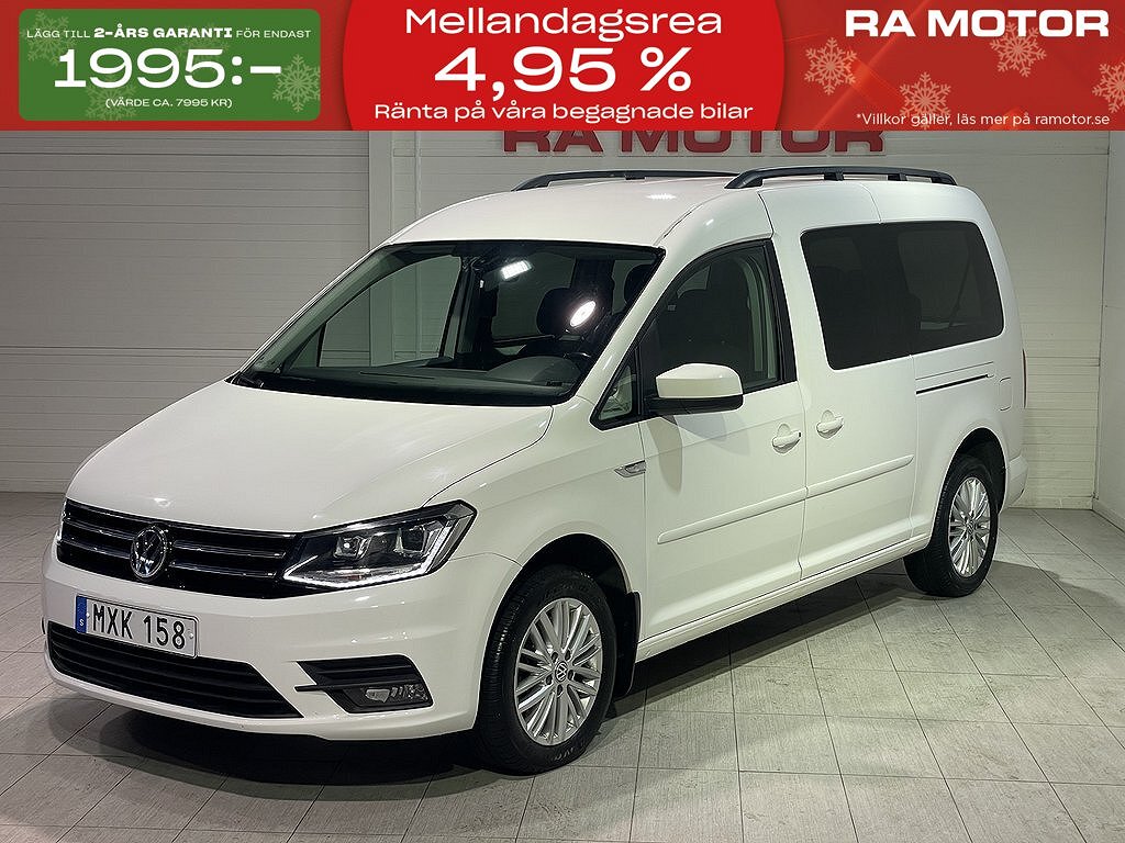 Volkswagen Caddy Maxi | 7-sits | MOMS | Automat | Kamera