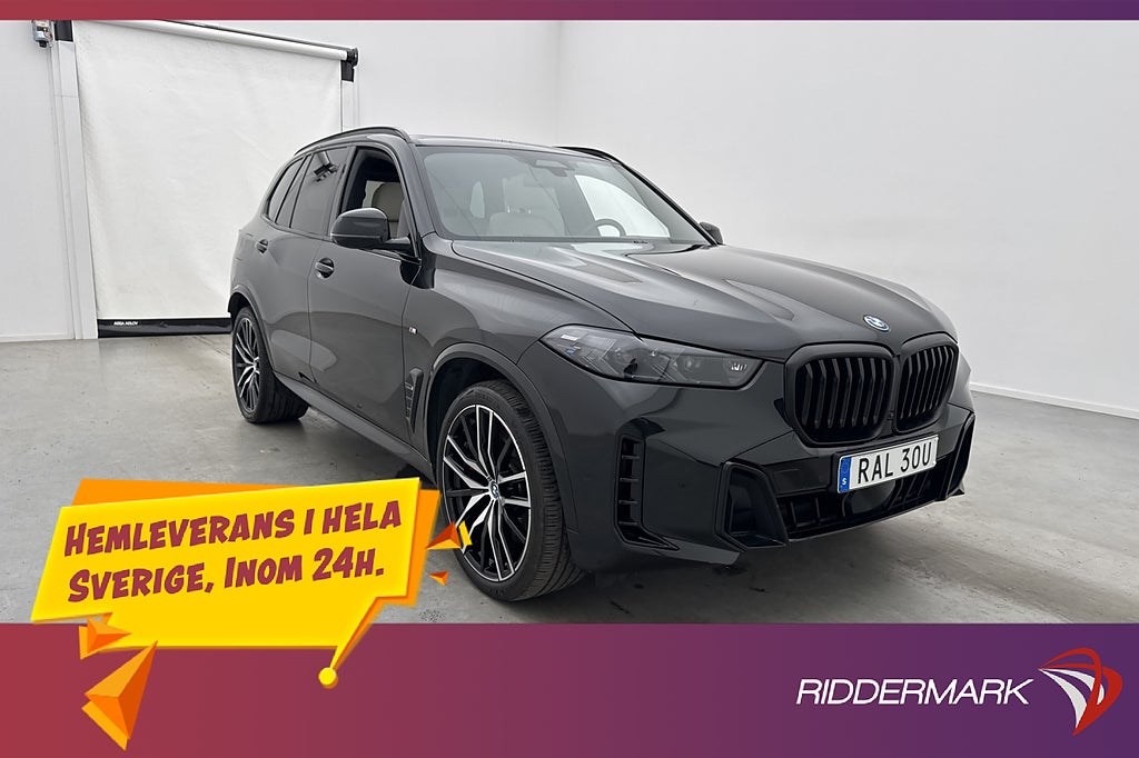 BMW X5 XDrive50e M-Sport Innovation B&W Pano HUD Sky Luftfjä