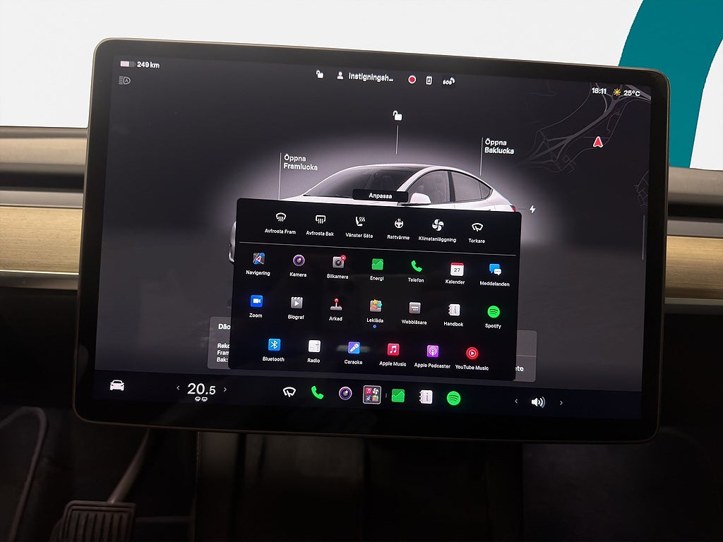 Tesla Model Y Stnd Range, Autopilot, Dragkrok, Pano, Läder, MOMS