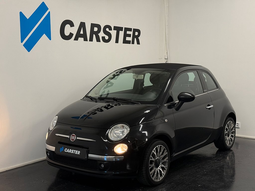 Fiat 500C 1.2 8V  Cab Lounge 69hk Räntekampanj