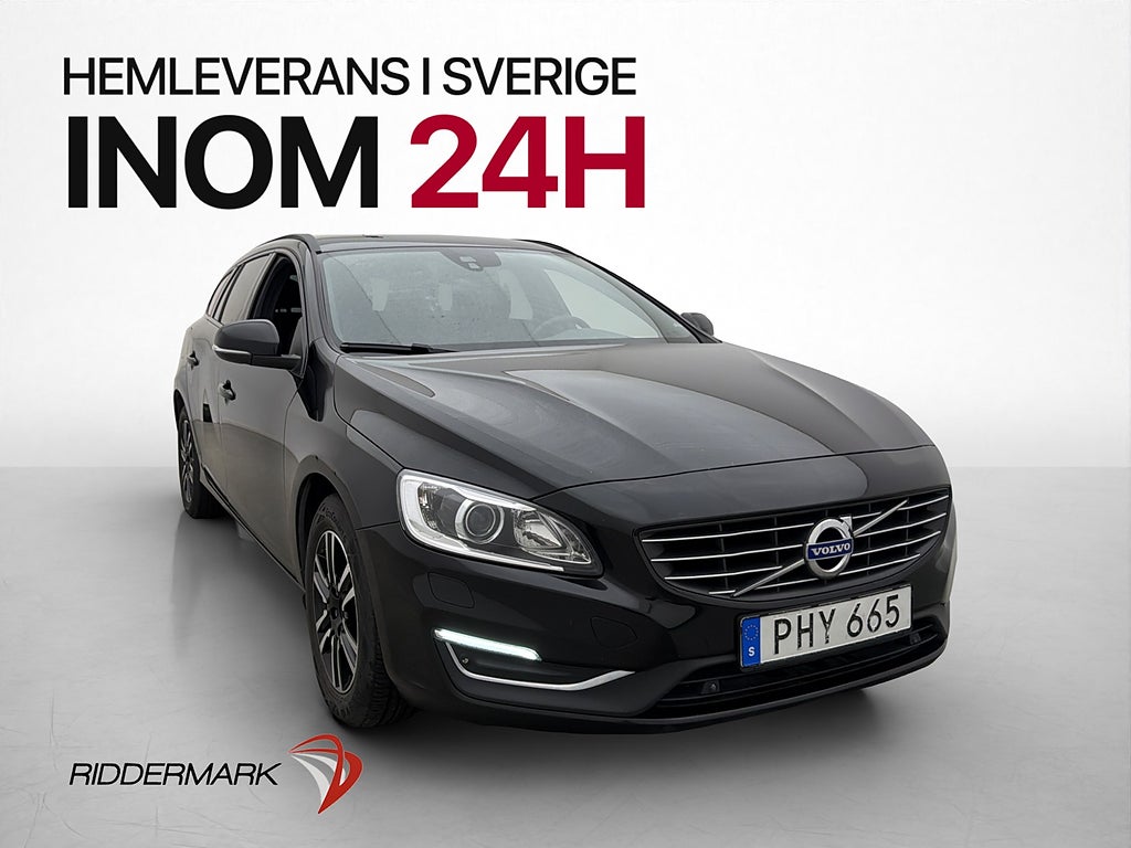 Volvo V60 D4 190hk Momentum VOC Värmare Navi Rattvärme Drag
