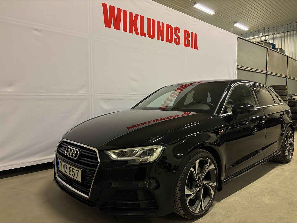 Audi A3 Sportback 2.0 TFSI 190hk quattro S Tronic S-line Drag 
