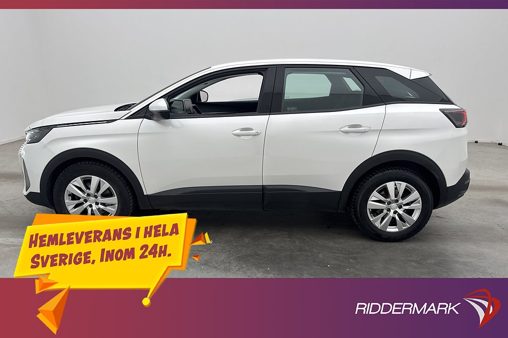 Peugeot 3008 1.2 PureTech 131hk Dragkrok Kamera CarPlay