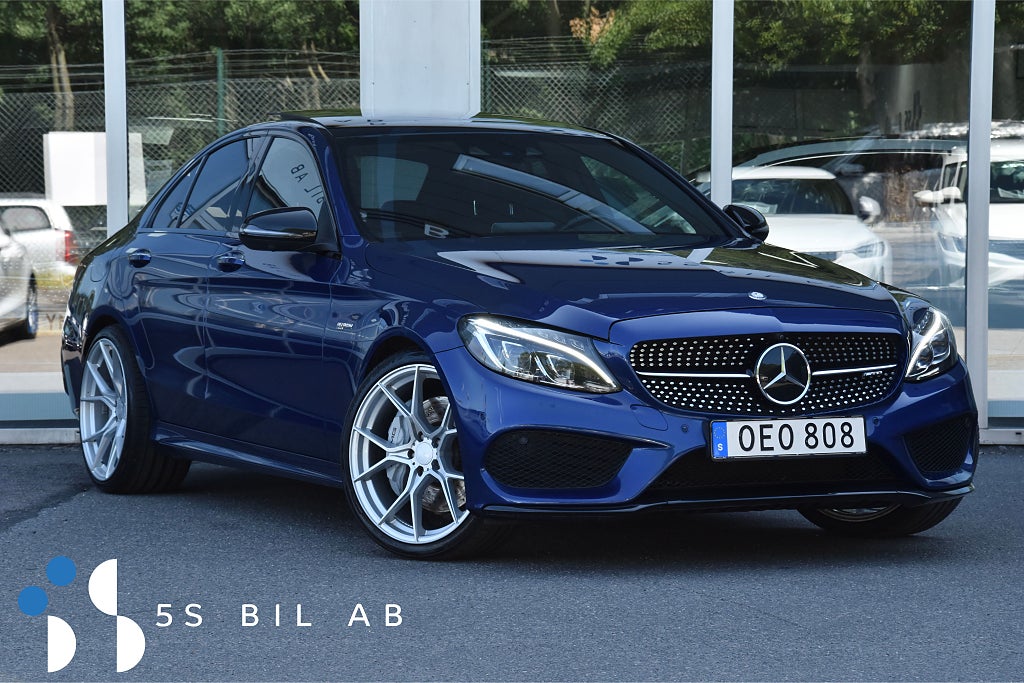 Mercedes-Benz AMG C 43 4M 9G AMG PANO DRAG VÄRM BUR 360° ADAPTIV MEM 367
