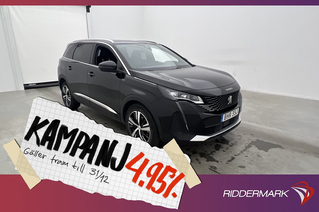 Peugeot 5008 1.5 BlueHDi 130hk GT 7-sits Cockpi 4,95% Ränta