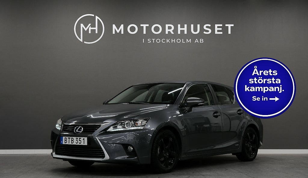 Lexus CT 200h 1.8 CVT, Hybrid F Sport Keyless Farthållare 0,3/m