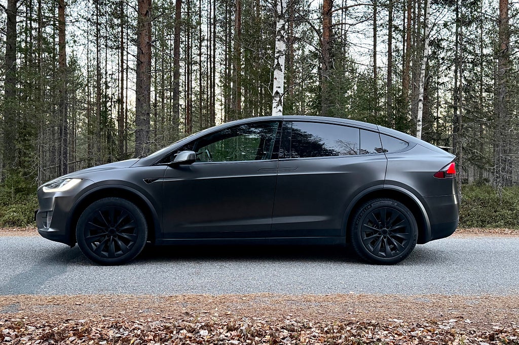 Tesla Model X 100D|FSD|AWD|Dragkrok|6-sits|Backkamera|Folierad