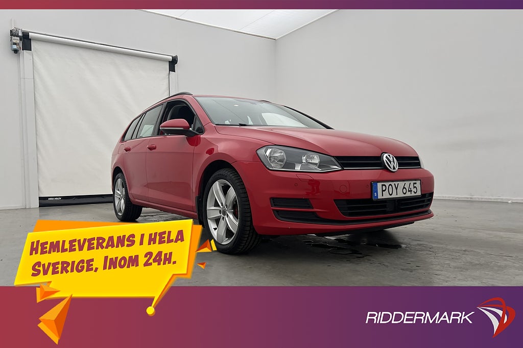 Volkswagen Golf Sportscombi TDI 105hk Värm Sensorer CarPlay