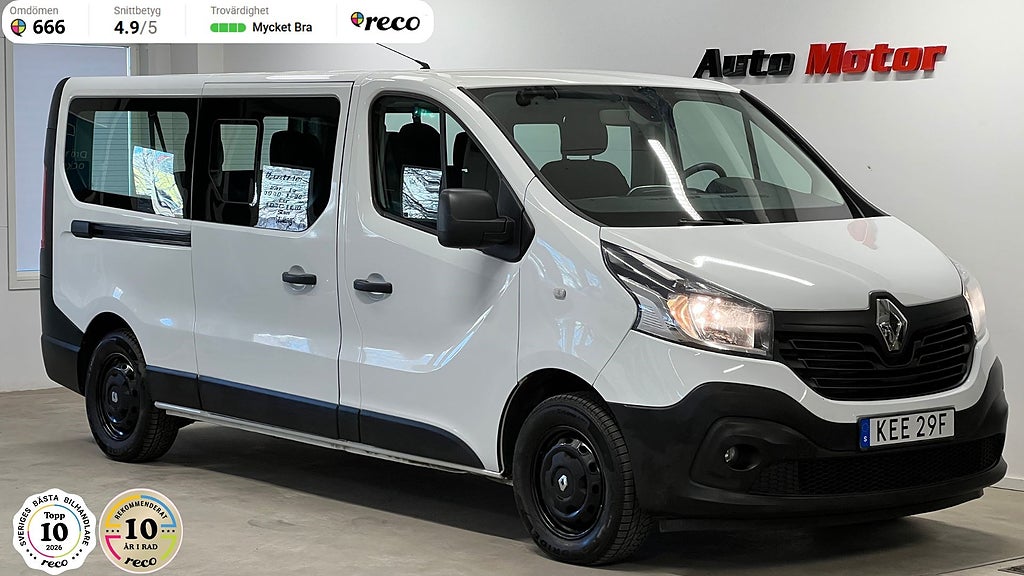 Renault Trafic Kombi 2.7t 1.6 dCi 120hk 9-sits / Moms