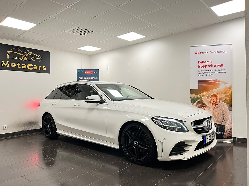 Mercedes-Benz C 200 T d 9G-Tronic AMG Line|P-värmar|Dragkrok|Fullservad