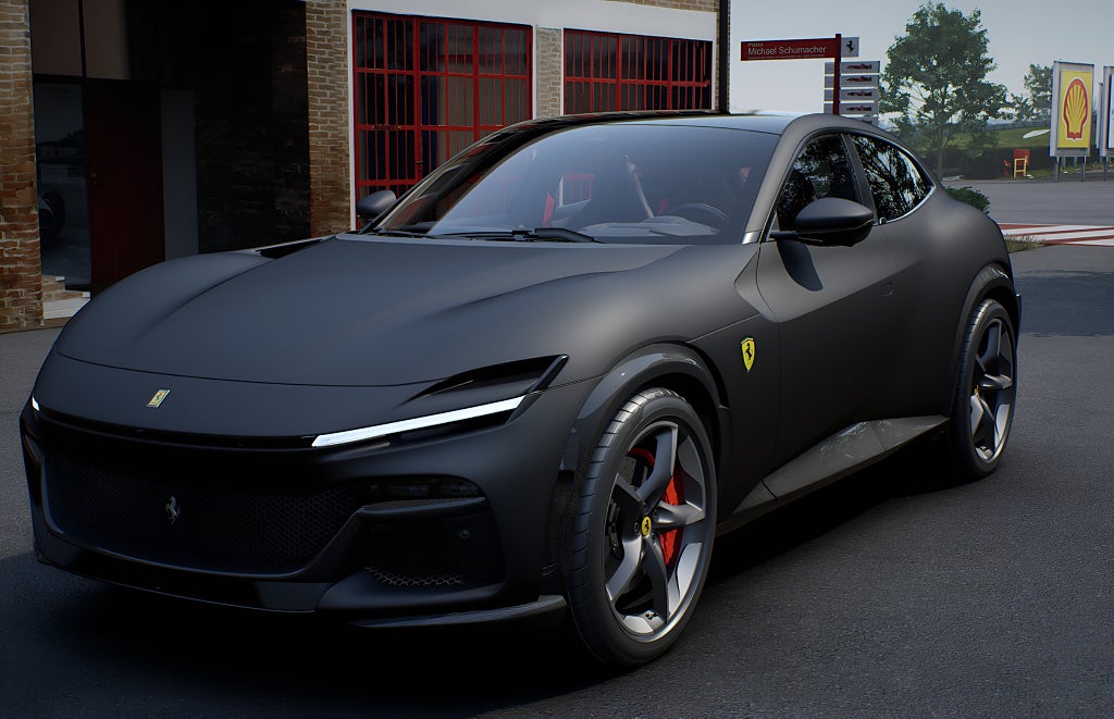 Ferrari Purosangue MOMS Nero Daytona Full Carbon Pano 23" Liftsystem Bur