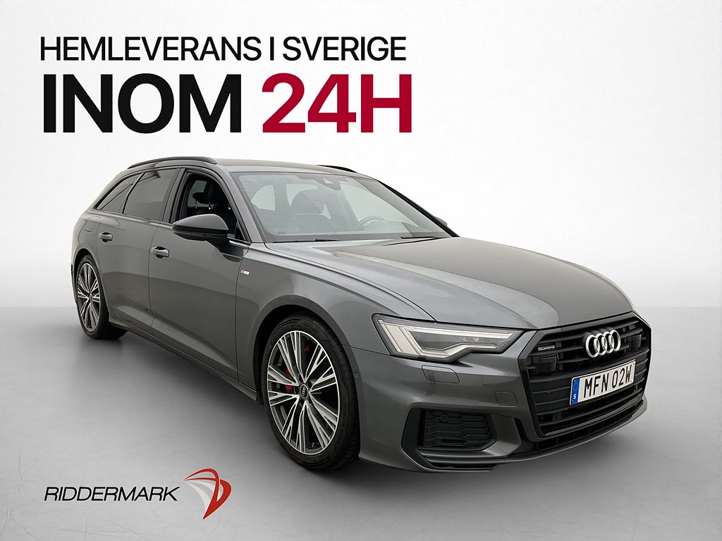Audi A6 55 TFSI e 367hk Q S-line Matrix Navi Kamera B&O Drag
