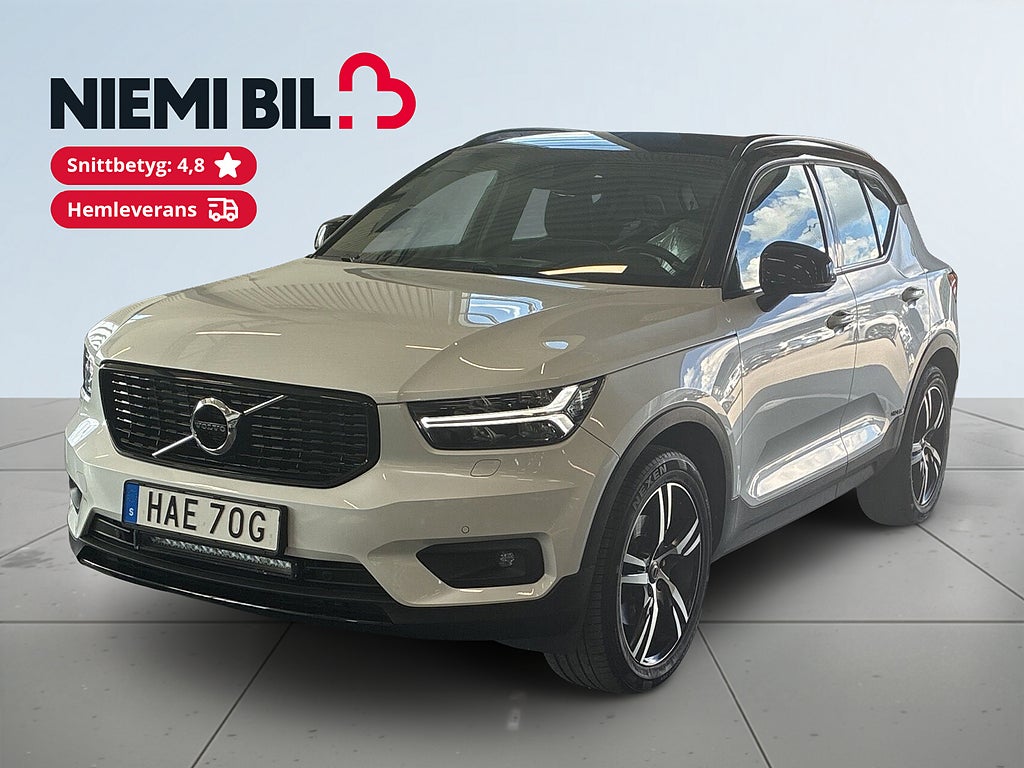 Volvo XC40 T4 AWD R-Design S&V-hjul/Drag/Kamera/Navi/Pvärm/