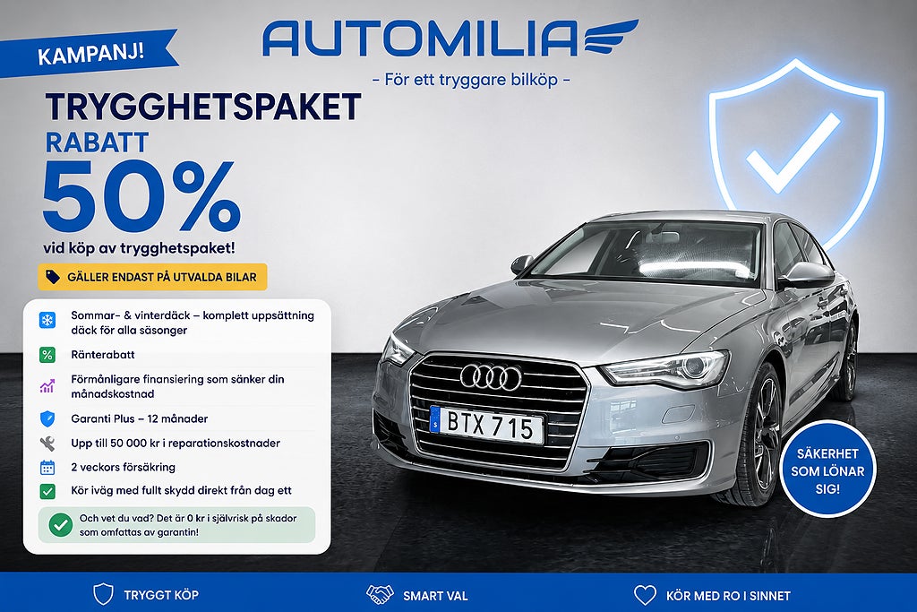Audi A6 Sedan 2.0 TDI NY BESIKTAD ***KAMPANJ***