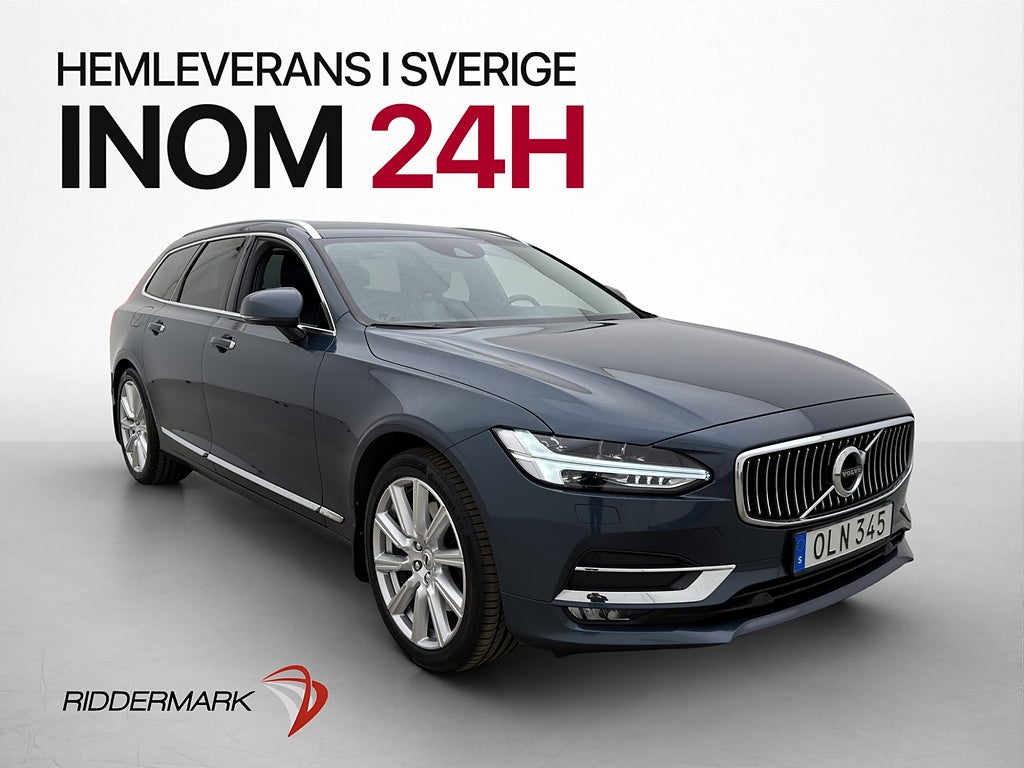 Volvo V90 T5 Inscription VOC HUD Värmare Kamera CarPlay