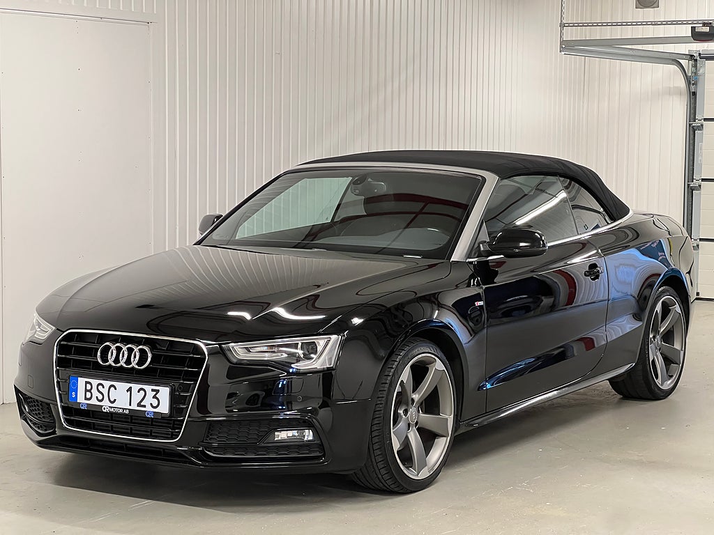 Audi A5 Cabriolet 2.0 TDI DPF Comfort S-line Avbar-drag Nyb 