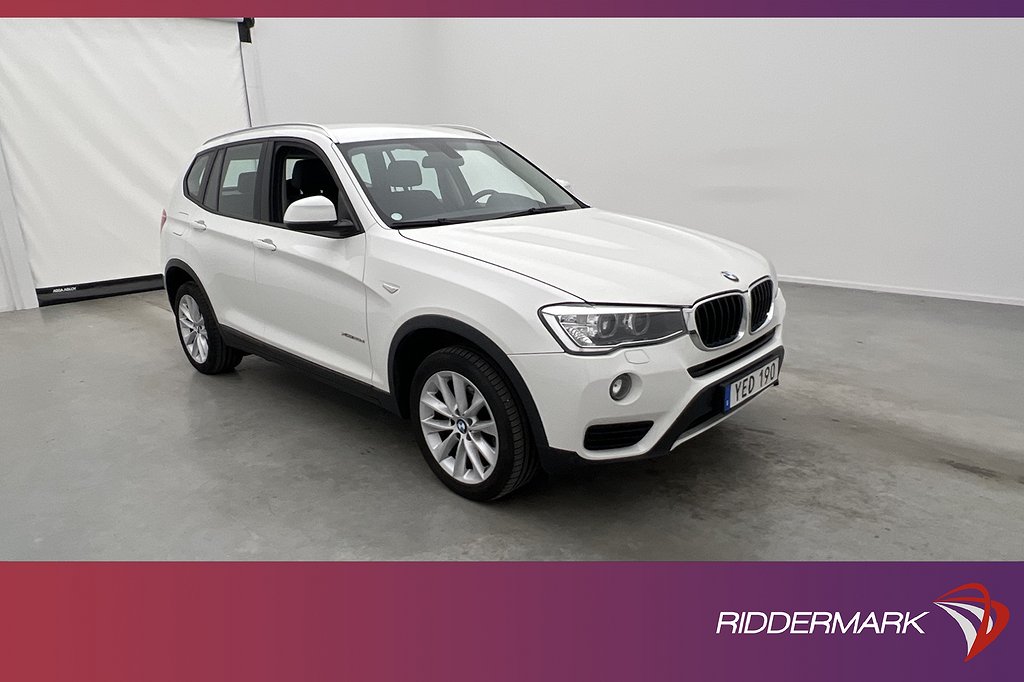 BMW X3 xDrive20d 190hk HiFi Kamera Halvskinn