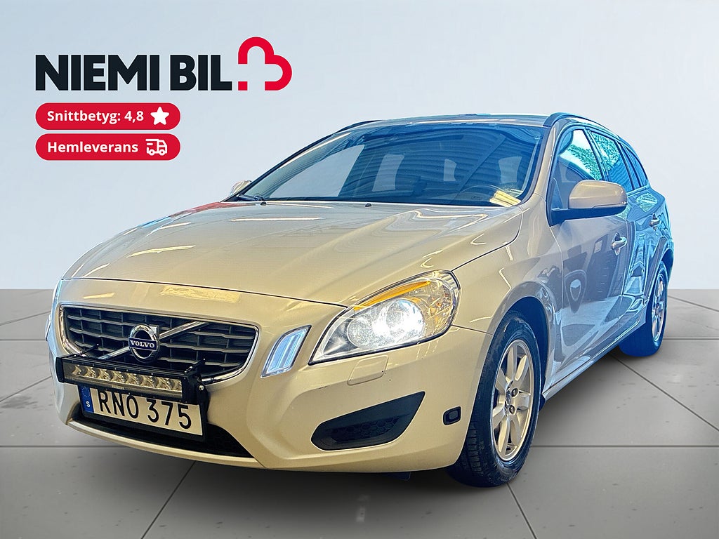 Volvo V60 D2/MoK/S&V-Däck/Rem-Bytt/Drag/P-Sens/Rails